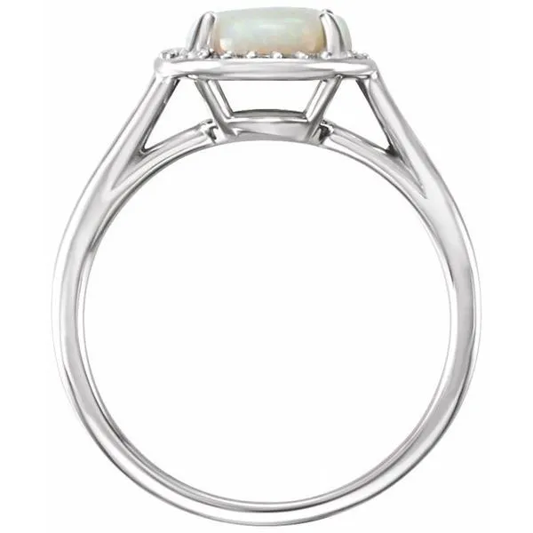 Halo-Style Ring Image 2 James & Williams Jewelers Berwyn, IL