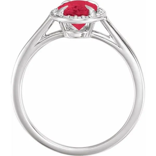 Halo-Style Ring Image 2 Milan's Jewelry Inc Sarasota, FL