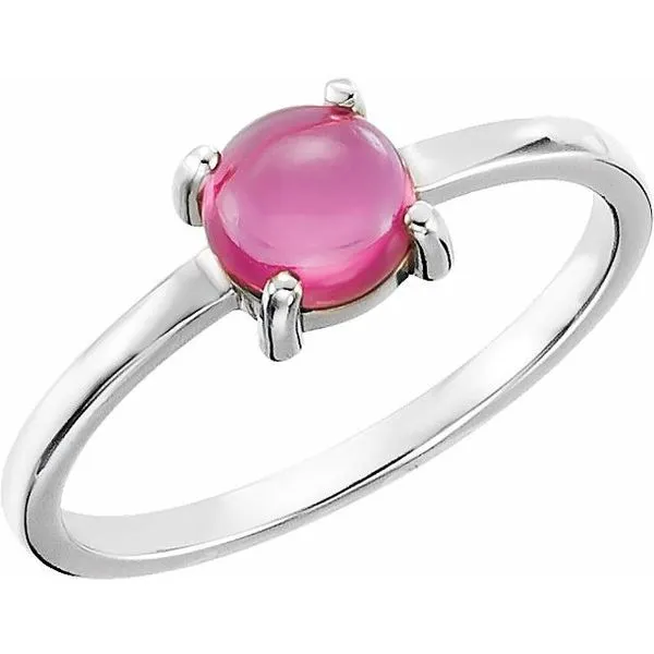 Cabochon Solitaire Ring Hart's Jewelers Grants Pass, OR