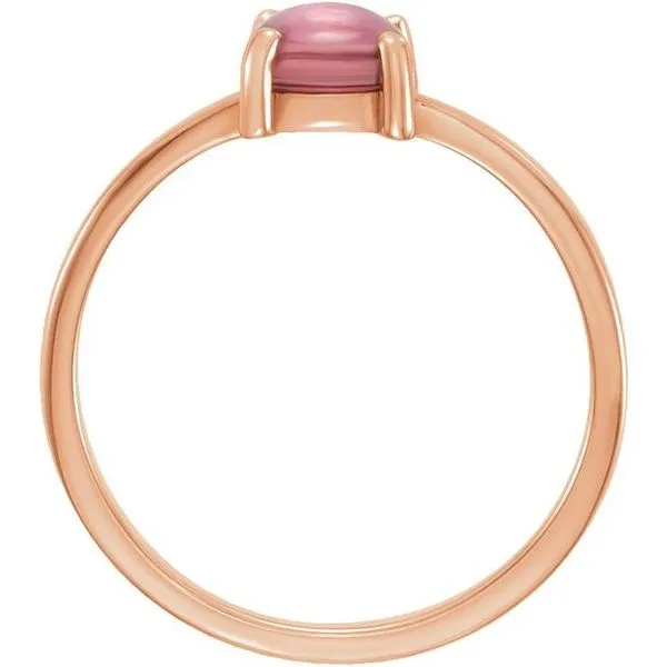 Cabochon Solitaire Ring Image 2 Bauble Patch Jewelers Comstock Park, MI