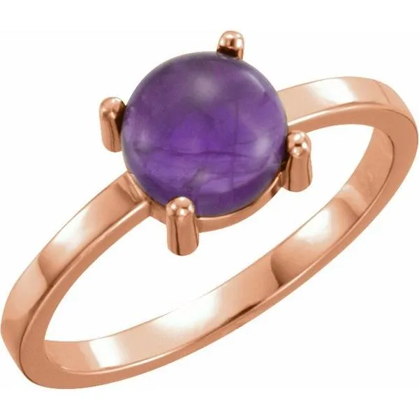 Cabochon Solitaire Ring Hart's Jewelers Grants Pass, OR