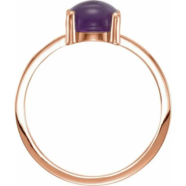 Cabochon Solitaire Ring Image 2 Long Jewelers Chesapeake, VA