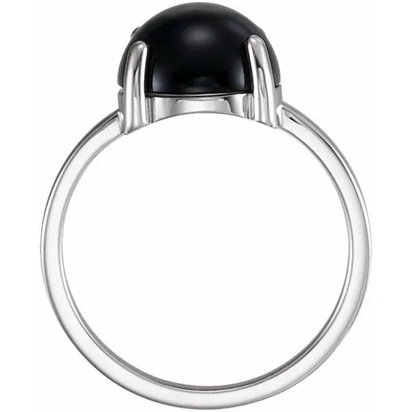 Cabochon Solitaire Ring Image 2 M. J. Thomas Jewelers, Ltd. Stratford, CT