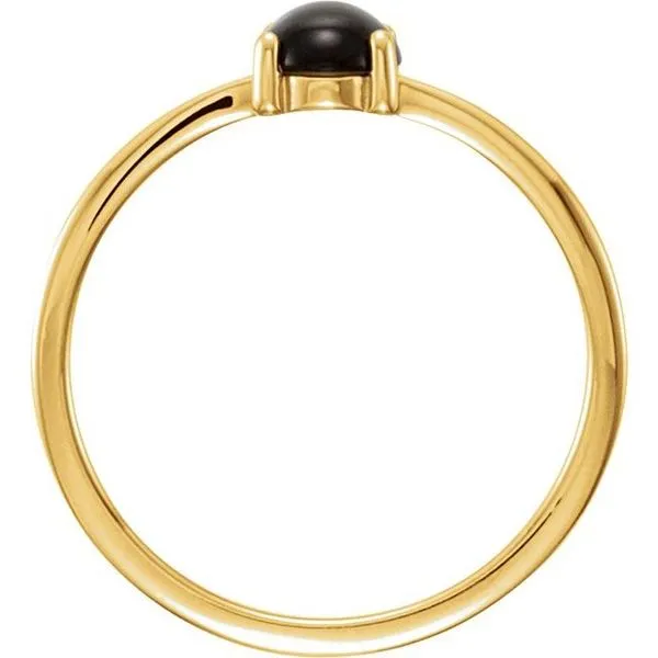 Cabochon Solitaire Ring Image 2 M. J. Thomas Jewelers, Ltd. Stratford, CT