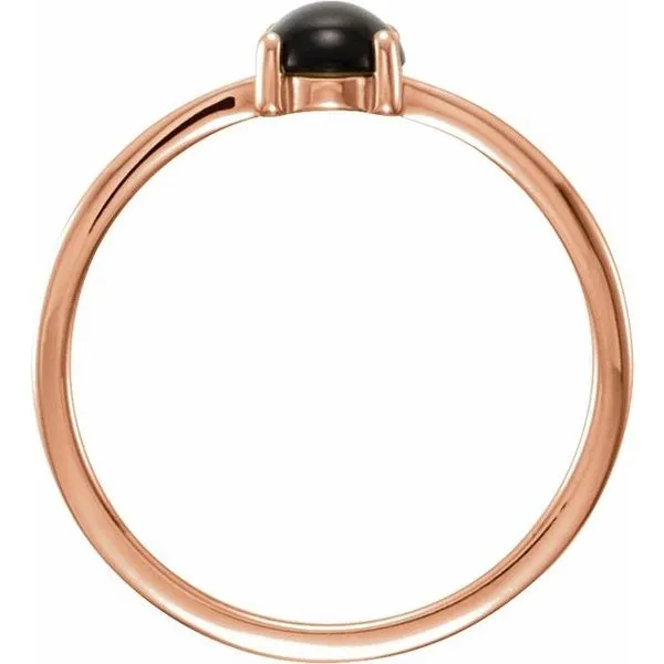 Cabochon Solitaire Ring Image 2 M. J. Thomas Jewelers, Ltd. Stratford, CT