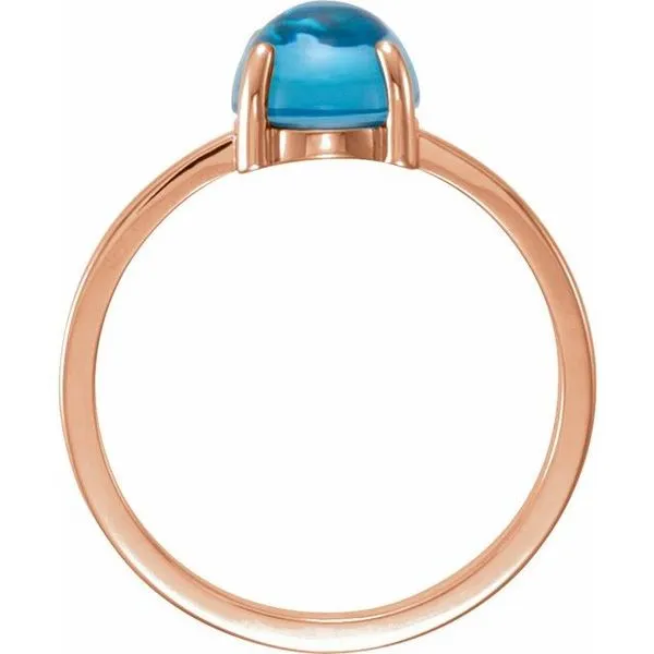 Cabochon Solitaire Ring Image 3 Long Jewelers Chesapeake, VA