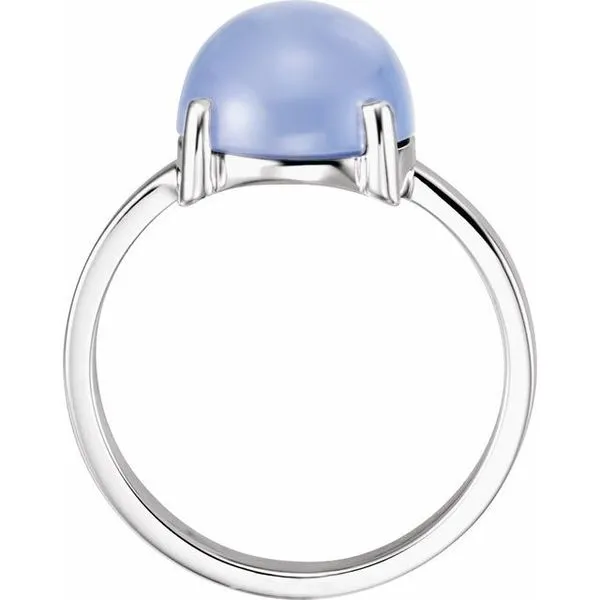 Cabochon Solitaire Ring Image 2 Becky Beck's Jewelry DeKalb, IL