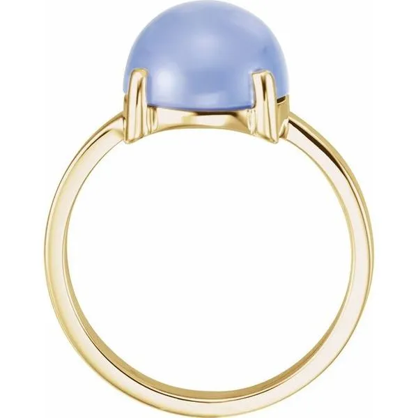 Cabochon Solitaire Ring Image 2 Becky Beck's Jewelry DeKalb, IL