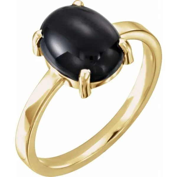Cabochon Solitaire Ring Gysbers Jewelry Waupun, WI