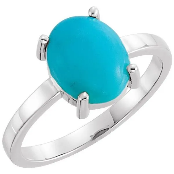 Cabochon Solitaire Ring Linwood Custom Jewelers Linwood, NJ