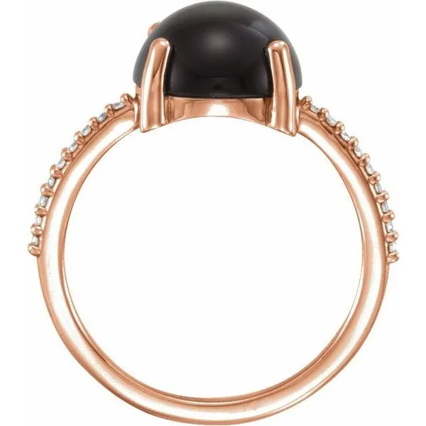 Accented Cabochon Ring Image 2 Arnold's Jewelry and Gifts Logansport, IN