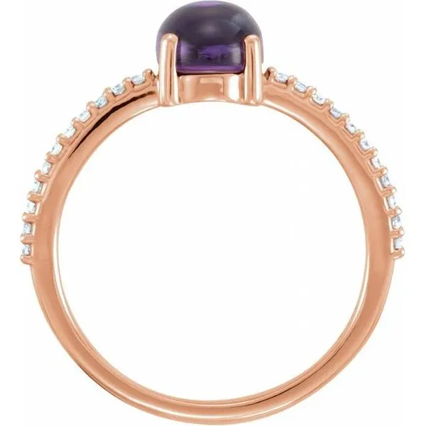 Accented Cabochon Ring Image 2 Long Jewelers Chesapeake, VA
