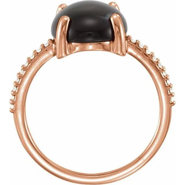 Accented Cabochon Ring Image 2 Arnold's Jewelry and Gifts Logansport, IN