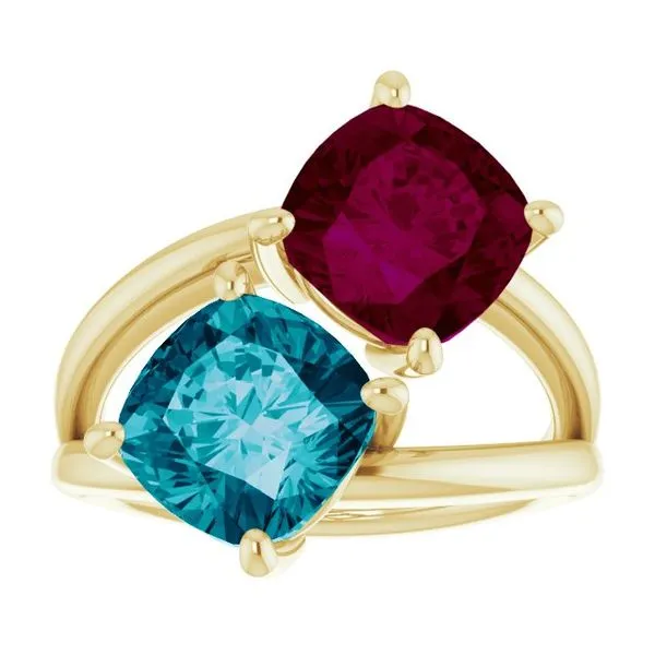 Two-Stone Ring Image 3 Milan's Jewelry Inc Sarasota, FL