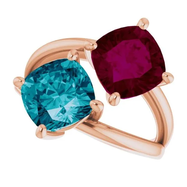 Two-Stone Ring Image 5 Becky Beck's Jewelry DeKalb, IL