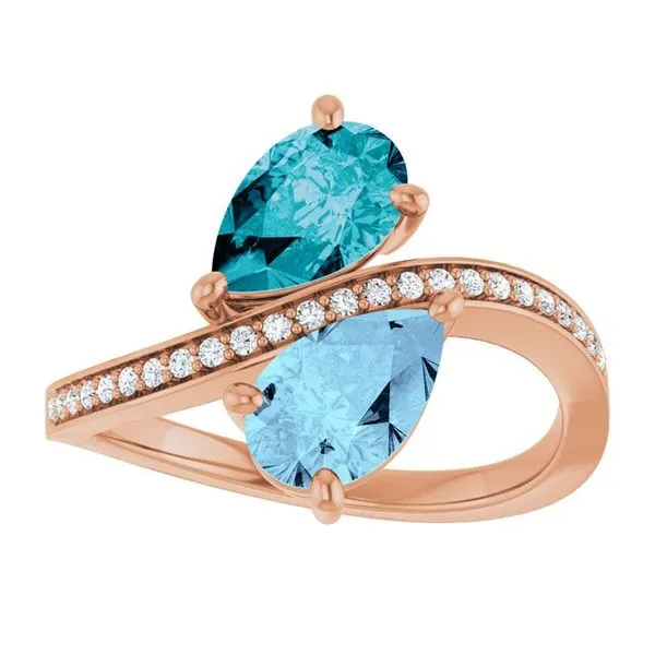 Two-Stone Ring Image 3 Henry B. Ball Jewelers Canton, OH