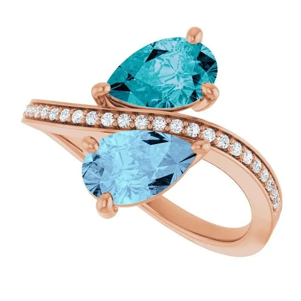 Two-Stone Ring Image 5 Henry B. Ball Jewelers Canton, OH