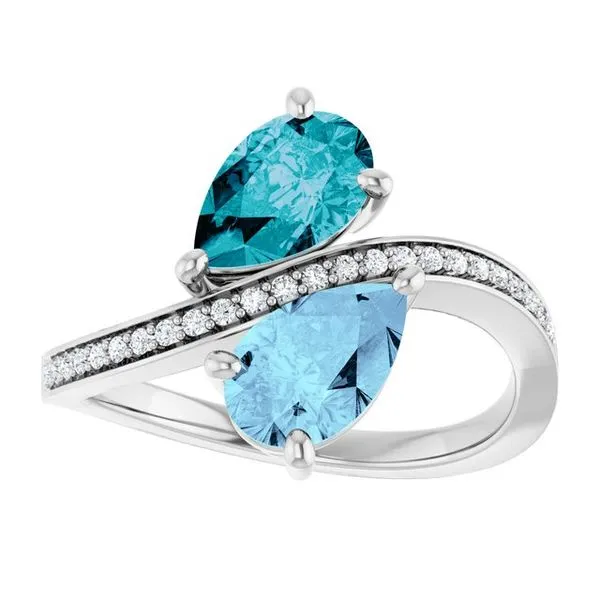 Two-Stone Ring Image 3 Henry B. Ball Jewelers Canton, OH