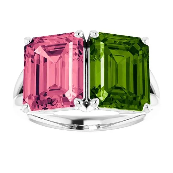 Two-Stone Ring Image 3 Trenton Jewelers Ltd. Trenton, MI