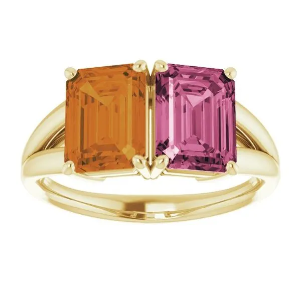 Two-Stone Ring Image 3 Ellsworth Jewelers Ellsworth, ME