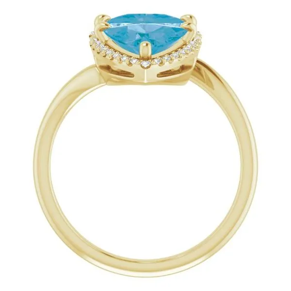 Two-Stone Halo-Style Ring Image 2 The Diamond Shop, Inc. Lewiston, ID