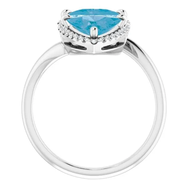 Two-Stone Halo-Style Ring Image 2 The Diamond Shop, Inc. Lewiston, ID