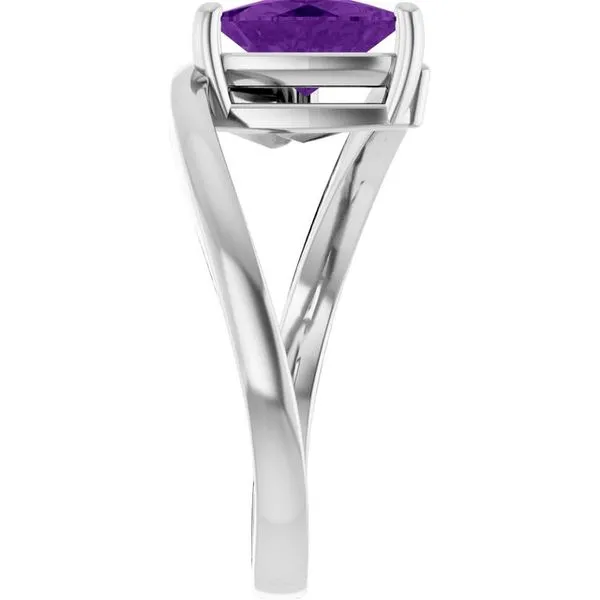 Solitaire Bypass Ring Image 4 Henry B. Ball Jewelers Canton, OH