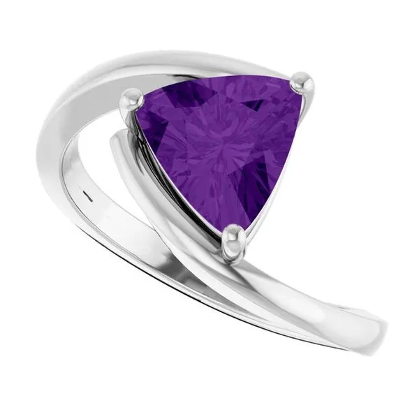 Solitaire Bypass Ring Image 5 Bauble Patch Jewelers Comstock Park, MI