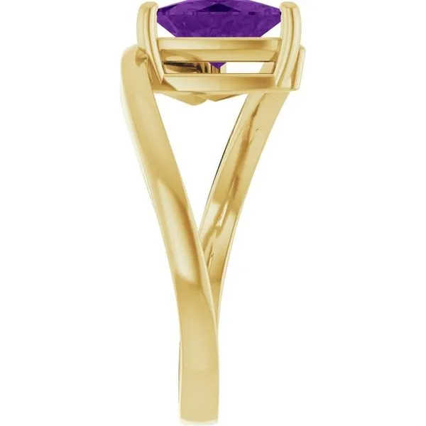 Solitaire Bypass Ring Image 4 The Diamond Shop, Inc. Lewiston, ID