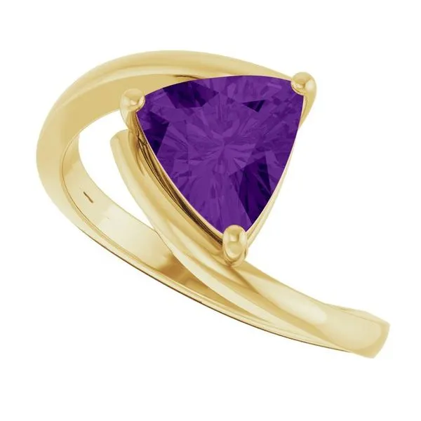 Solitaire Bypass Ring Image 5 Long Jewelers Chesapeake, VA