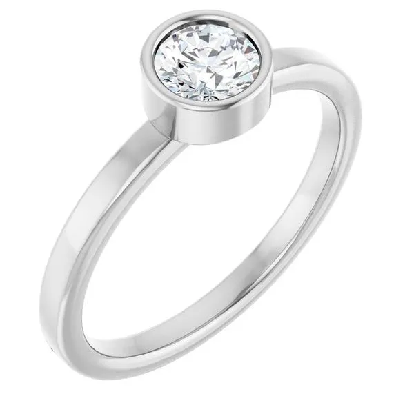Bezel-Set Solitaire Ring Henry B. Ball Jewelers Canton, OH