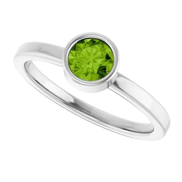 Bezel-Set Solitaire Ring Image 5 Henry B. Ball Jewelers Canton, OH