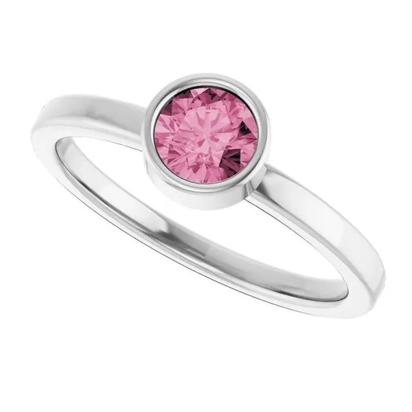 Bezel-Set Solitaire Ring Image 5 Henry B. Ball Jewelers Canton, OH