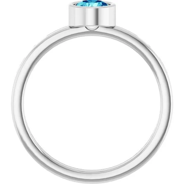 Bezel-Set Solitaire Ring Image 4 Boyd Jewelers Wesley Chapel, FL