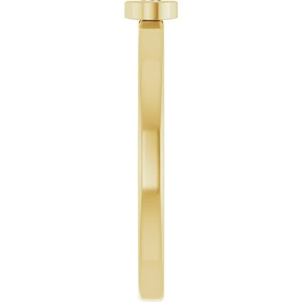 Bezel-Set Solitaire Ring Image 4 Rebel Diamonds New Hampton, IA