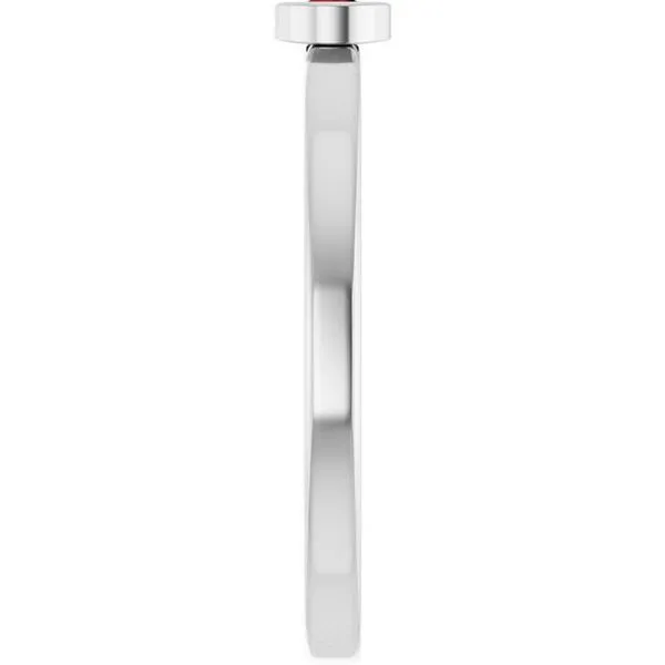 Bezel-Set Solitaire Ring Image 4 Henry B. Ball Jewelers Canton, OH