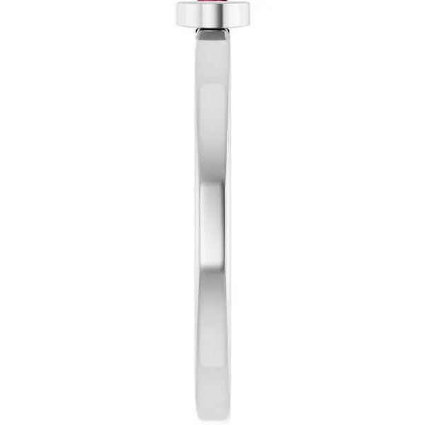 Bezel-Set Solitaire Ring Image 4 Henry B. Ball Jewelers Canton, OH