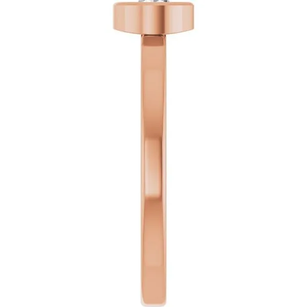 Bezel-Set Solitaire Ring Image 4 Rebel Diamonds New Hampton, IA