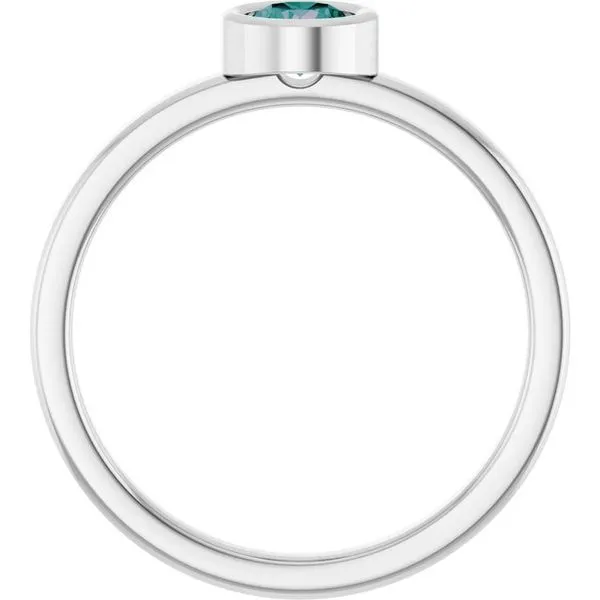 Bezel-Set Solitaire Ring Image 2 Henry B. Ball Jewelers Canton, OH