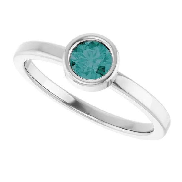 Bezel-Set Solitaire Ring Image 5 Henry B. Ball Jewelers Canton, OH