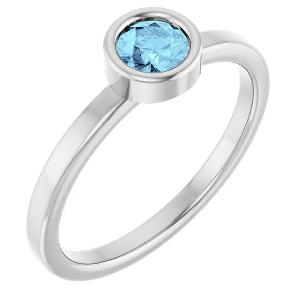 Bezel-Set Solitaire Ring Henry B. Ball Jewelers Canton, OH