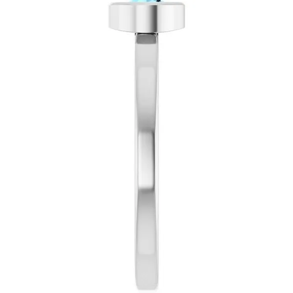 Bezel-Set Solitaire Ring Image 4 Henry B. Ball Jewelers Canton, OH