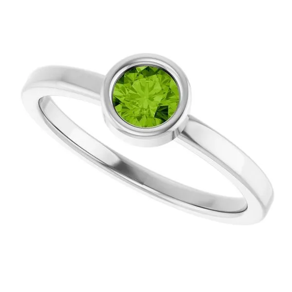 Bezel-Set Solitaire Ring Image 5 Henry B. Ball Jewelers Canton, OH