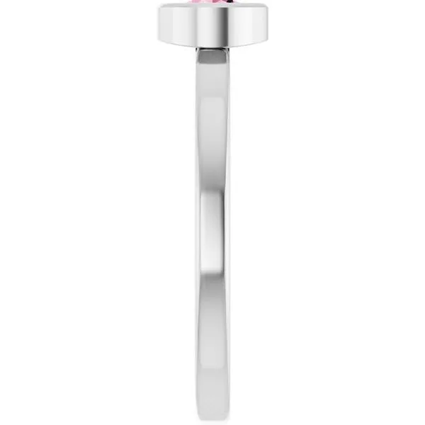 Bezel-Set Solitaire Ring Image 4 Henry B. Ball Jewelers Canton, OH