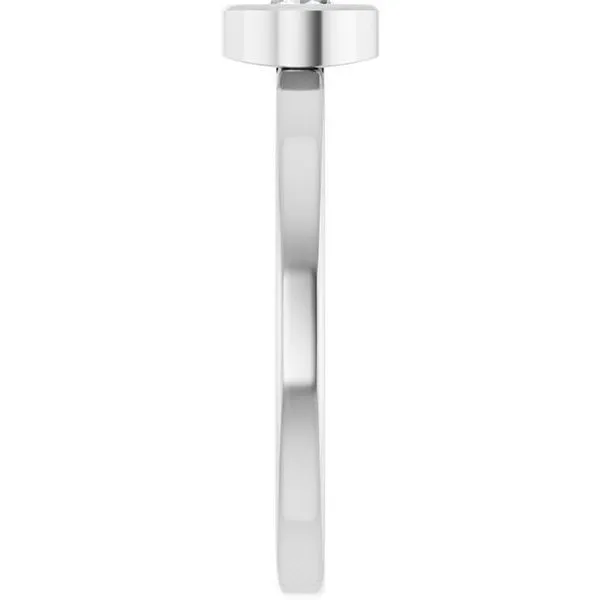 Bezel-Set Solitaire Ring Image 4 Henry B. Ball Jewelers Canton, OH
