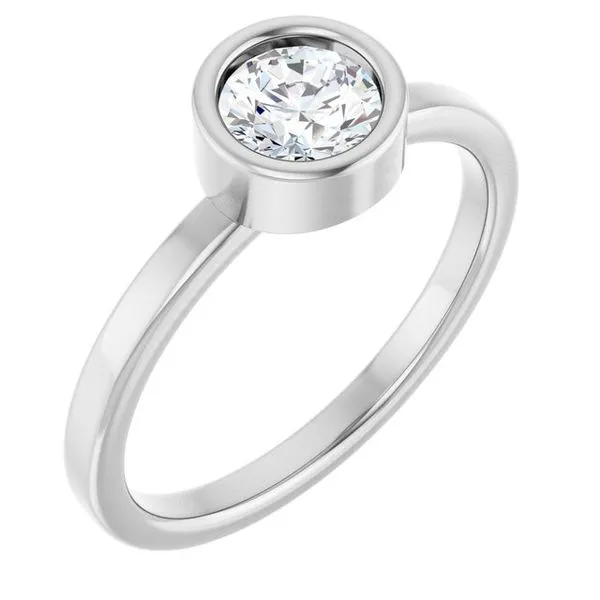 Bezel-Set Solitaire Ring Rebel Diamonds New Hampton, IA