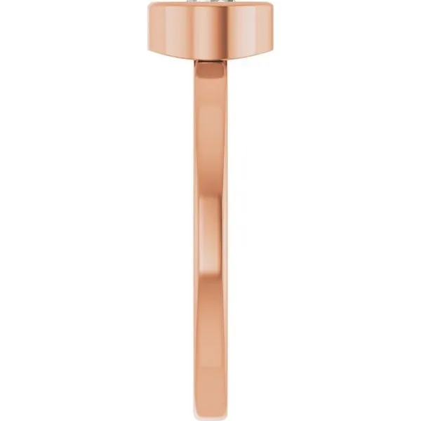 Bezel-Set Solitaire Ring Image 4 Rebel Diamonds New Hampton, IA