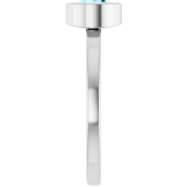 Bezel-Set Solitaire Ring Image 4 Arnold's Jewelry and Gifts Logansport, IN