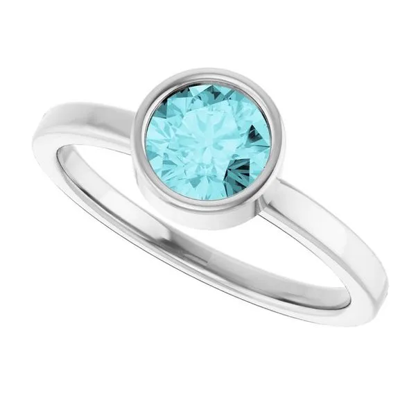 Bezel-Set Solitaire Ring Image 5 Holly's Jewelry Mountain Home, AR