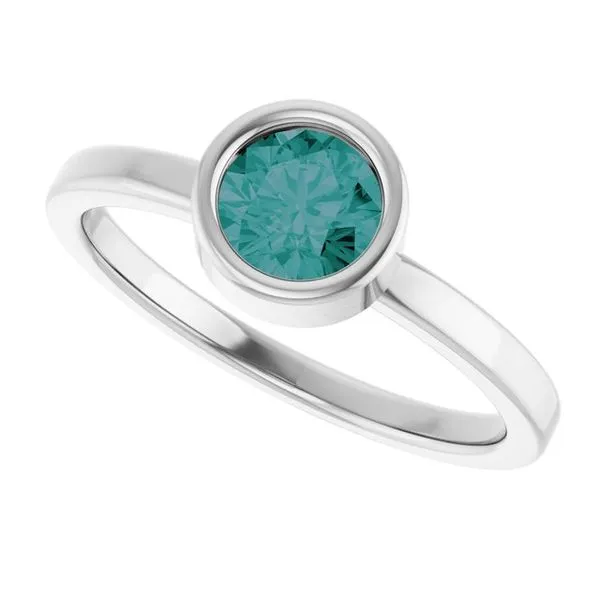 Bezel-Set Solitaire Ring Image 5 Rasmussen Jewelers Spanish Fork, UT